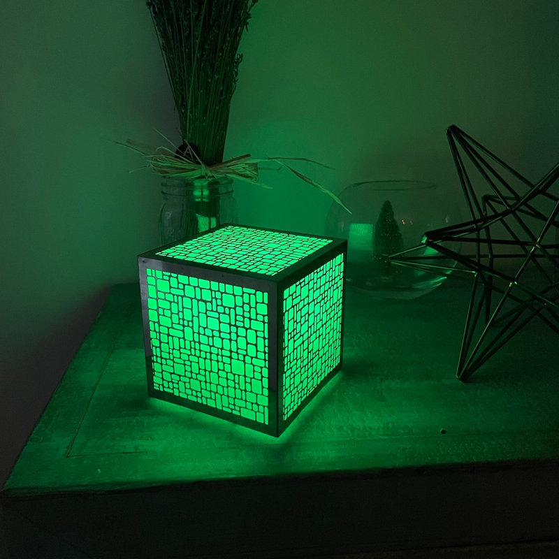 Lampe de table carrée 5 po Healdton