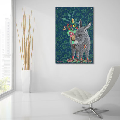 «Baby Donk» par Heather Gauthier, art mural en verre acrylique, 24 po x 36 po