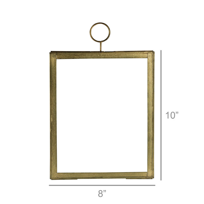 Cadre photo en laiton Pascarella, 10 po x 8 po