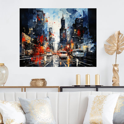 Blue Streets Of Harlem I - Harlem Renaissance Metal Wall Art MT134364