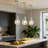 Chrome 1-Light 8 inch Pendant with Clear Glass Shade-1903678505