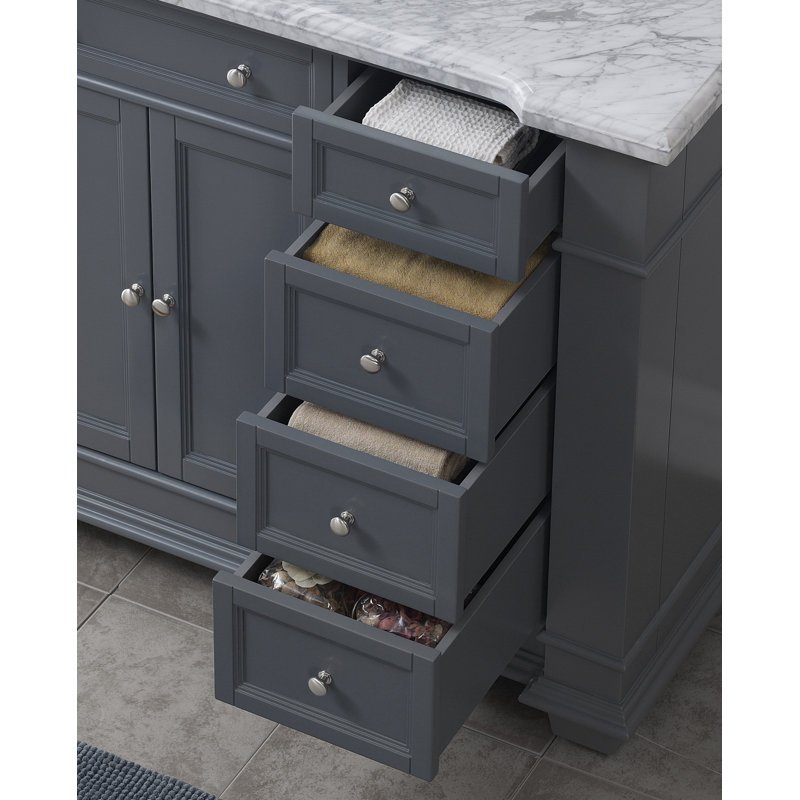Riccardo 42" Single Bathroom Vanity Set, Gray