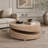 Modern Round Wood Coffee Table