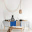Striped Cotton Blend Tablecloth-1684950179