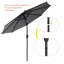 Parasol de marché rond 106,3 po Asyraf-543737100