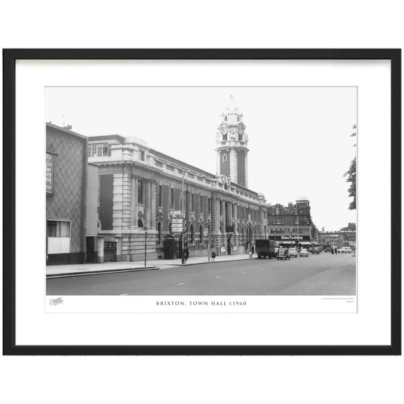 Brixton, Town Hall C1960 by Francis Frith - Single Picture Frame Print, 60cm H x 80cm W