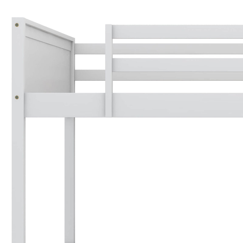 Lit mezzanine double Homerton pour enfants, Blanc