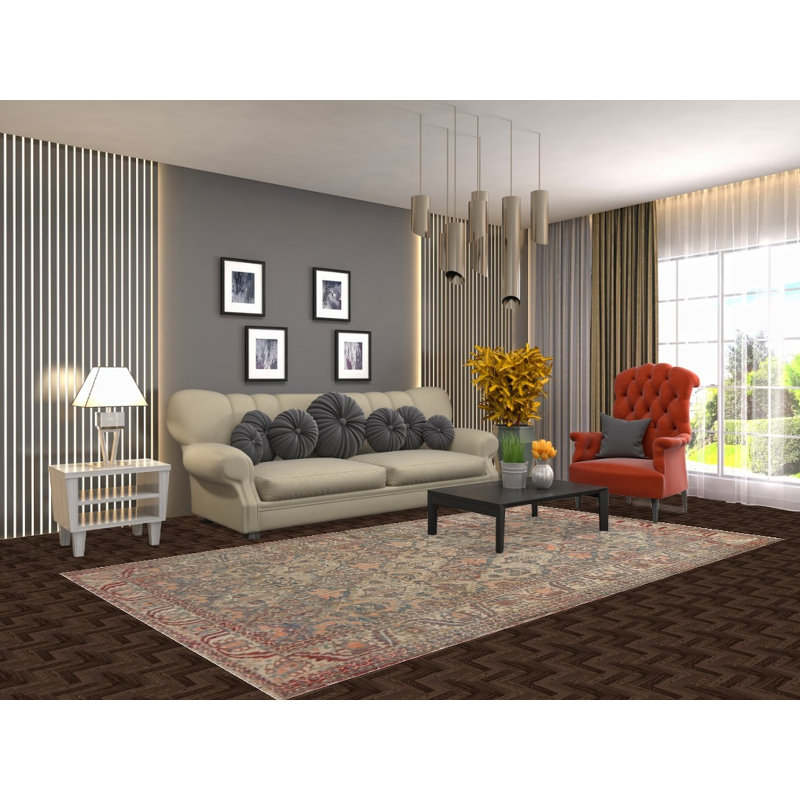 Tapis traditionnel en laine fait à la main 5 x 10