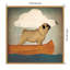 "Pug Canoe Co" par Ryan Fowler, reproduction d'art graphique sur toile