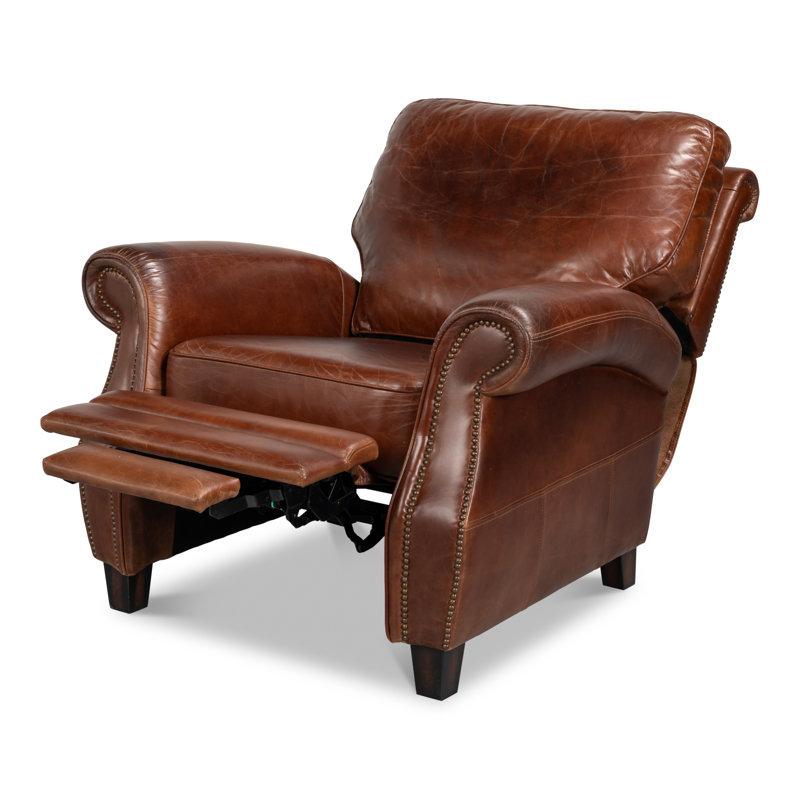 Fauteuil inclinable en cuir Roosevelt