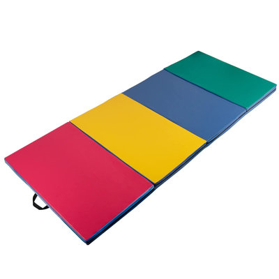 Tapis d'exercice de gymnastique pliable 4 pi x 8 pi x 2 pi