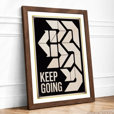 Keep Going Typography - Print