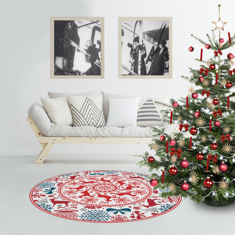 Colyn Kilim Kitchen Mat, Round 136 cm