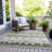 Machine Washable Indoor/Outdoor Xhevrie Aloe Rug-1763619402