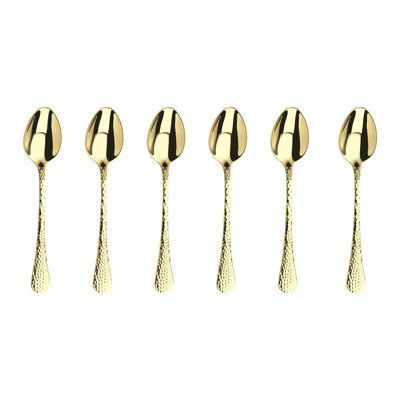 Arthur Price Champagne Avalon Stainless Steel Teaspoons (set of 6)