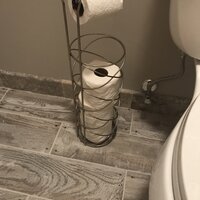 Alfonsina Free Standing Swirl Toilet Paper Holder