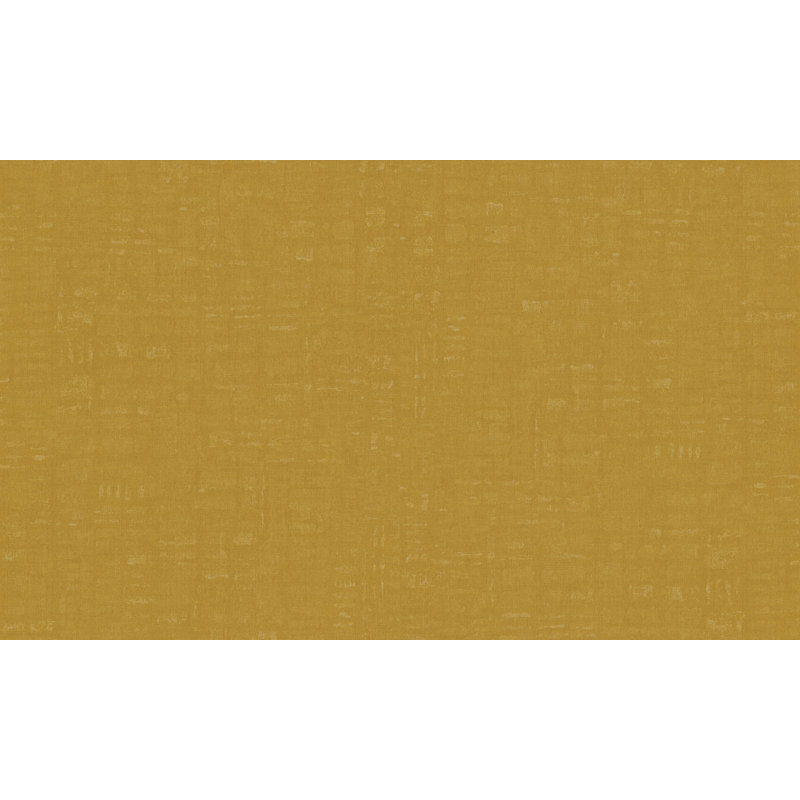 Fusion Linen Effect Textured 32.97' L x 20.87" W Wallpaper Roll, Yellow