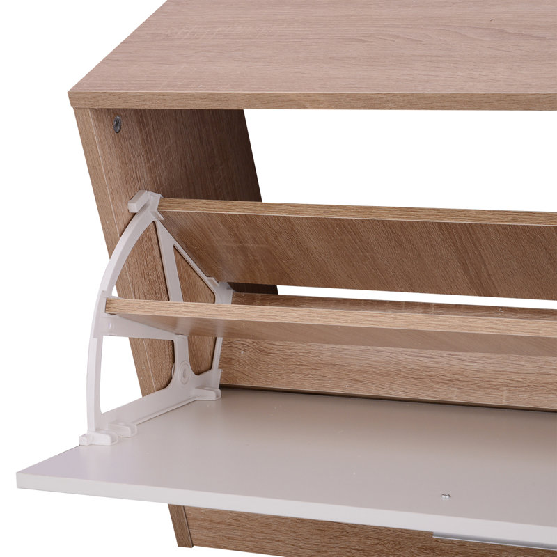 Hall Tree with Shoe Storage, Brown