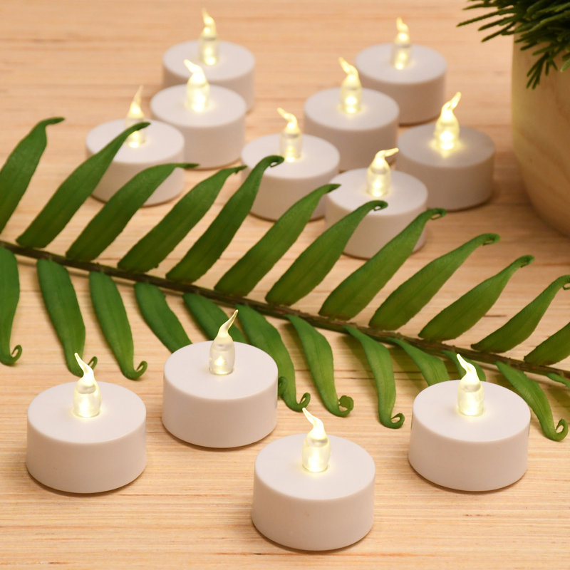 Battery Operated LED Tea Lights, White