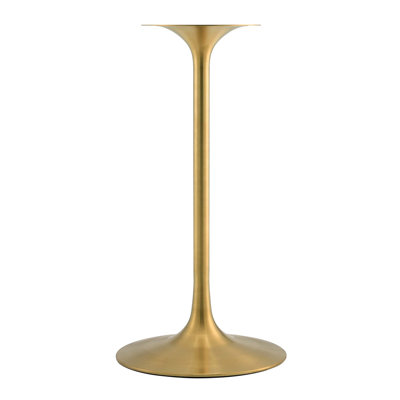Lippa Bar Table, Artificial Marble Round Top, by Modway