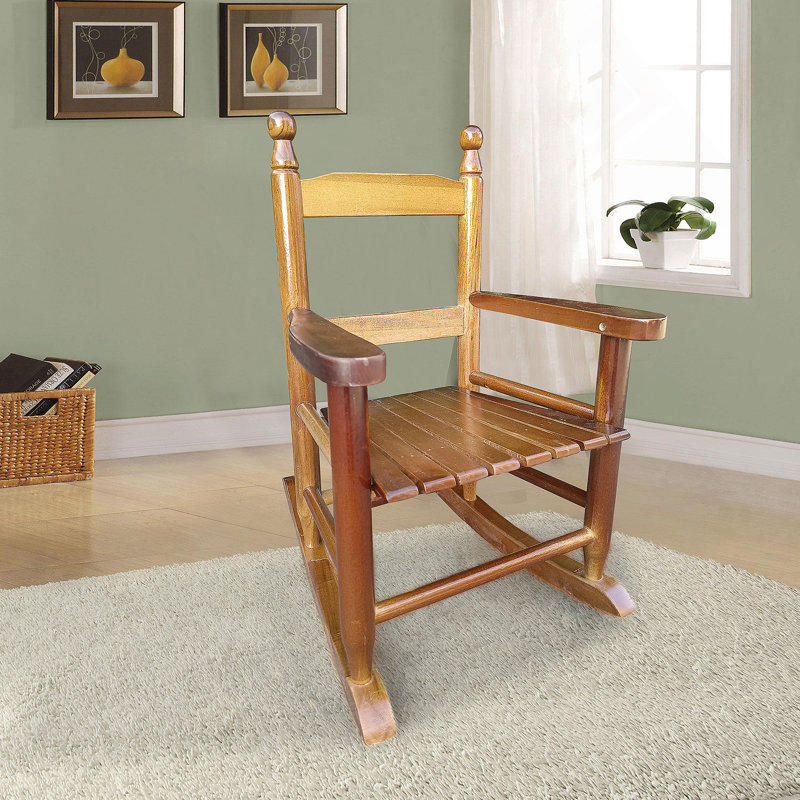 Chaise berçante intérieure ou extérieure, Oak