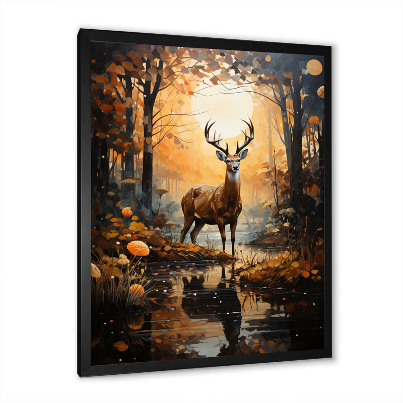 Windermer, symphonie de savane africaine I, H 44 po x l 34 po x P 1,5 po, Cadre photo noir
