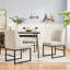Chaise parsons en lin Bortman