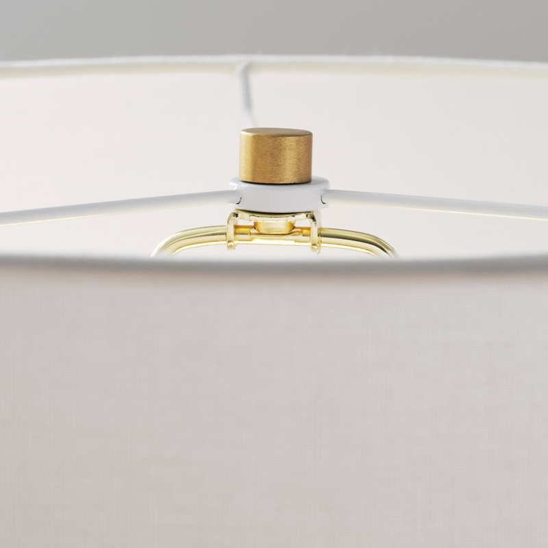 Lampe de table moyenne à 1 lumière Buckley, Bleu marine brillant