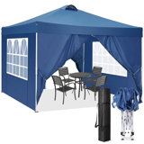 10 Ft. W x 10 Ft. D Steel Pop-up Canopy