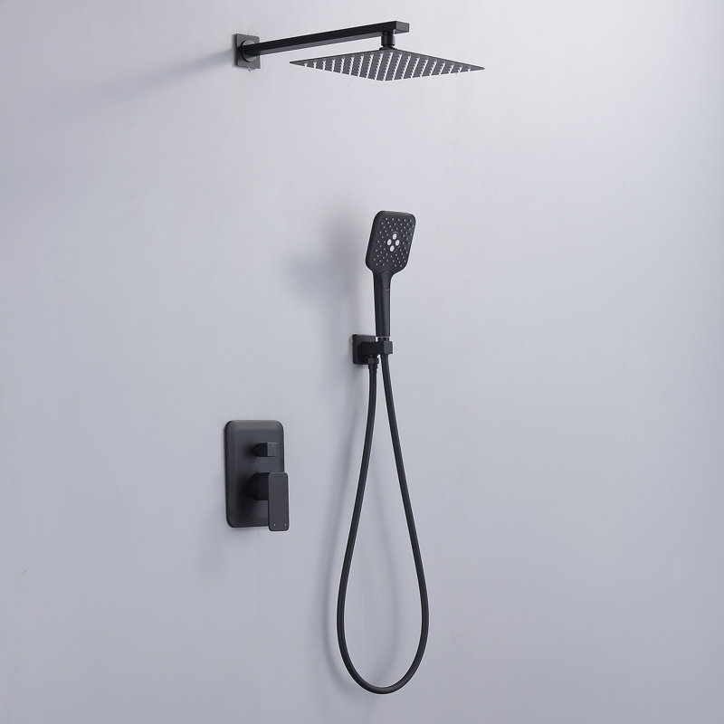 All-In-One Kit with Rough in-Valve, Matte Black