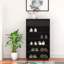 10 Pair Solid Wood Shoe Storage Cabinet-464707138
