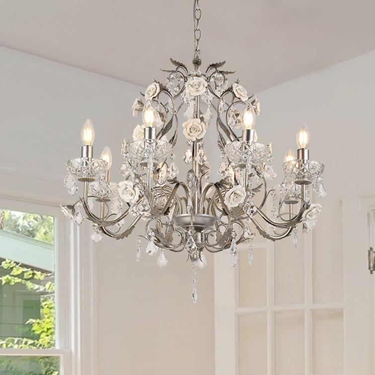 Ree 8 - Light Candle Style Empire Chandelier