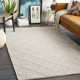 Jeanette Geometric Handmade Flatweave Gray Area Rug