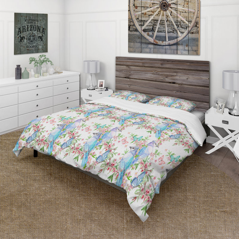 Ensemble de housse de couette country, Housse de couette double / grand + 2 taies