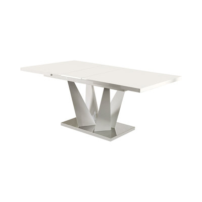 Soholi Extendable Metal Top Dining Table
