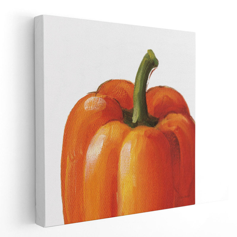 Crunchy on White - reproduction d'art sur toile, H 12 po x l 12 po