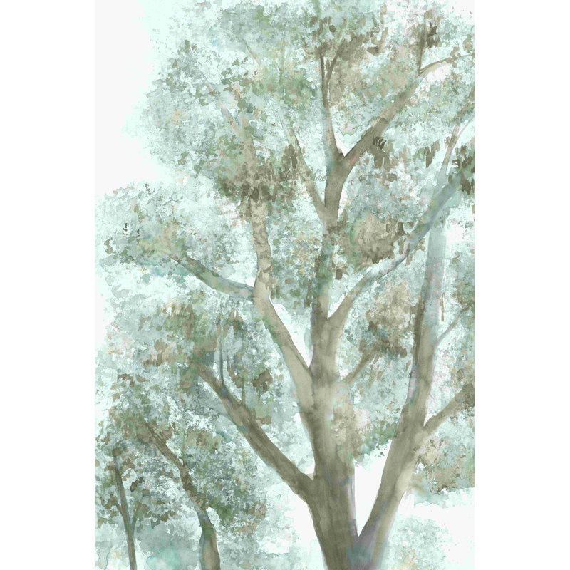 Aquarelle d'arbre 4, H 18 po x l 12 po
