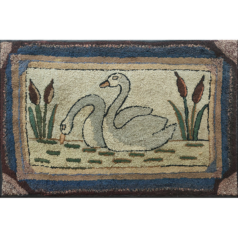 Petit tapis crocheté américain