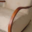 Chaise berçante en bois massif
