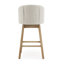 Tabouret de bar en similicuir pivotant de 30,25 po Farmington-120536294-129460735