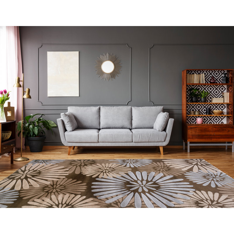Carina Floral Indoor Rug, Rectangle 8' x 10'3"