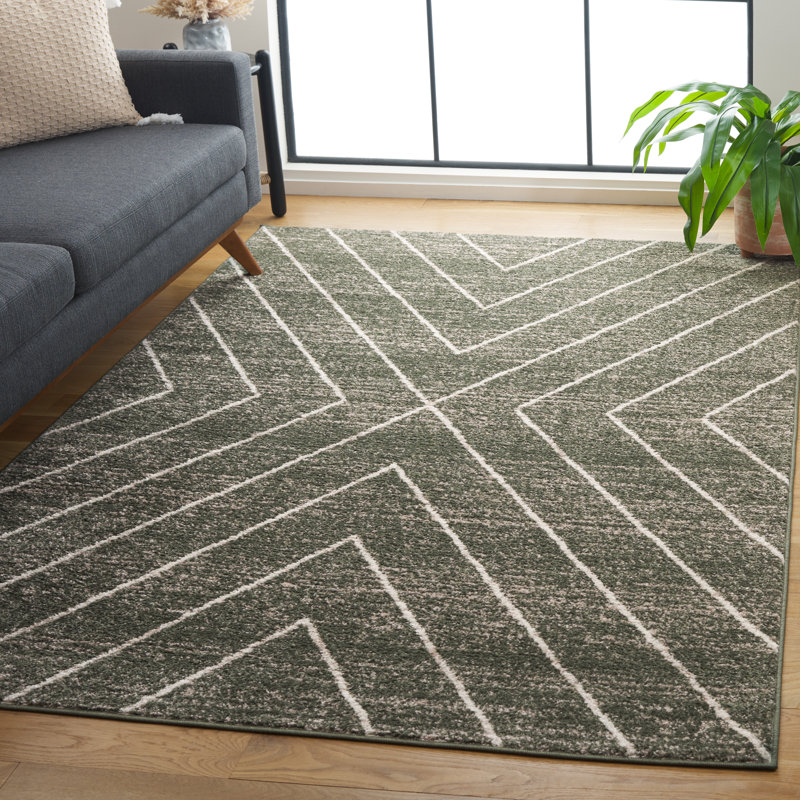 Kishiko Performance Geometric Rug, Rectangle 5'1" x 7'6"
