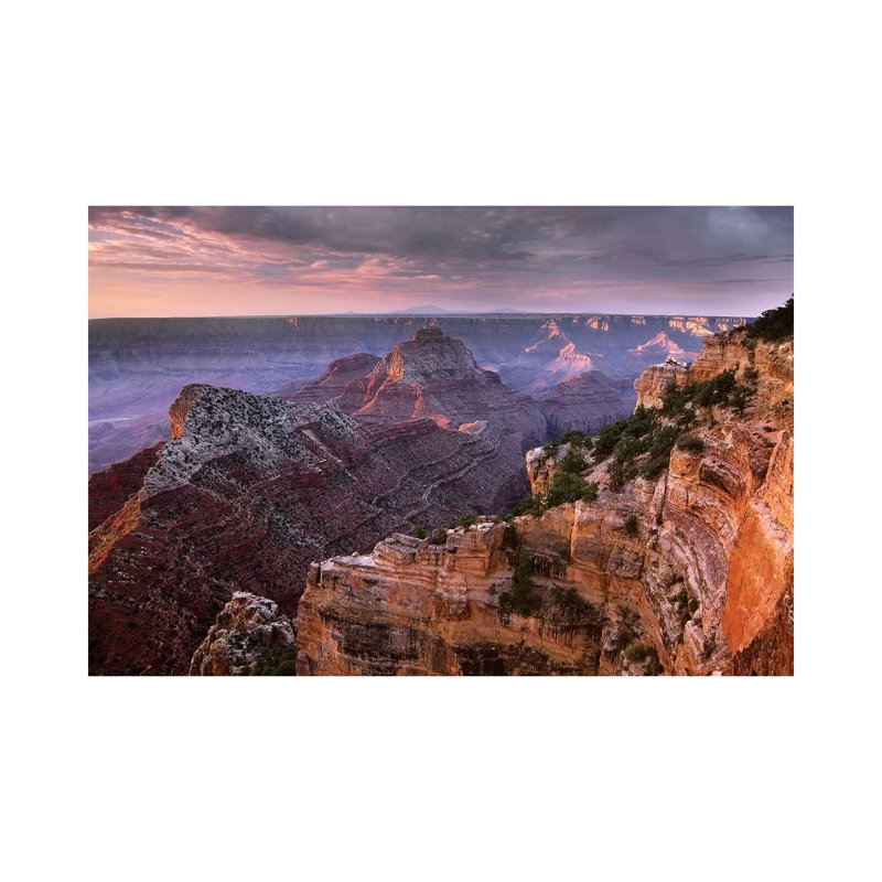 Stormy Skies Over Vishnu Temple, Grand Canyon National Park, Arizona by Tim Fitzharris - Gallery-Wrapped Canvas Giclée on Canvas