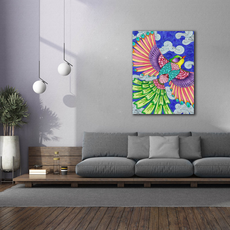 Toile épique «Winged Things 23» par Hello Angel, H 54 po x l 40 po x P 1,5 po