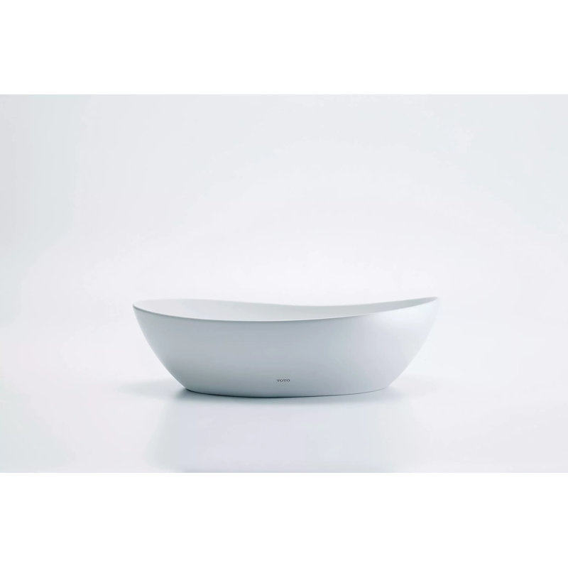 TOTO® Kiwami® Asymmetrical Vessel Bathroom Sink, Matte White