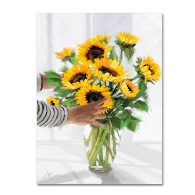 Armand 'Sunflowers' Print on Canvas