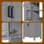 Meuble-lavabo moderne de 48 po avec rangement abondant et design élégant