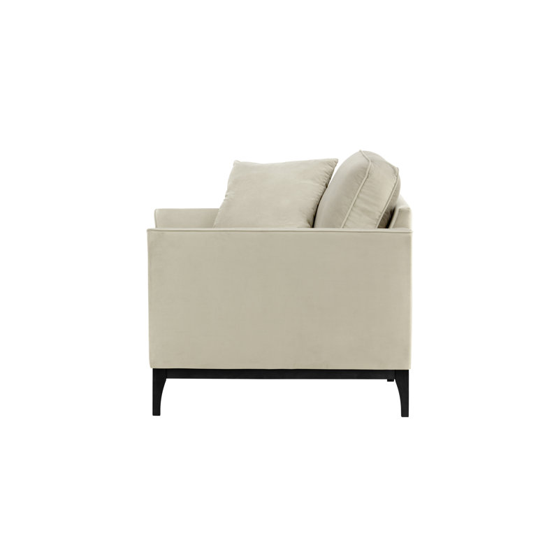 Jaar Upholstered Armchair, Beige, Black