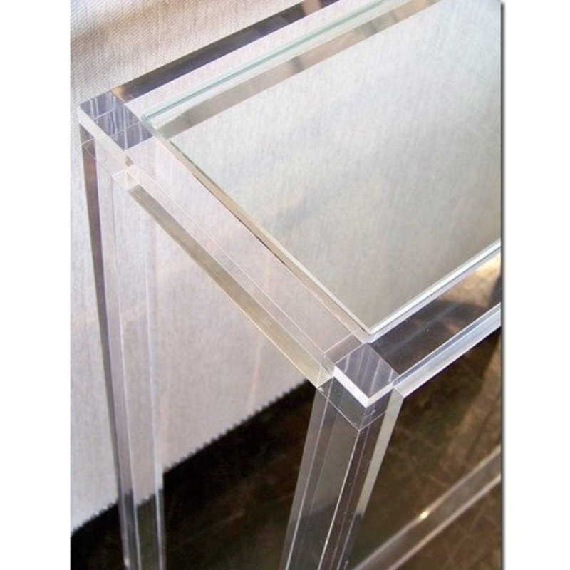 Vetra Clear Acrylic Console Table