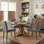 Chaise de salle à manger rembourrée, chaise de cuisine Parsons moderne, chaise d'appoint à haut dossier avec pieds en bois massif-673248692-695032667
